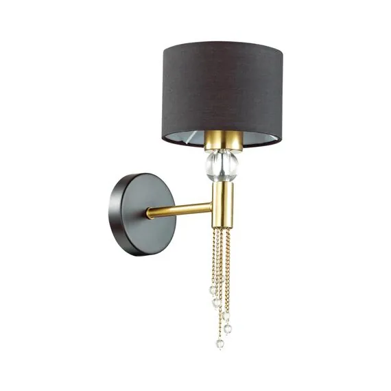 LUMION 4516/1W NEOCLASSI LN20 66 античная латунь, черный Бра E27 60W 220V SANTIAGO