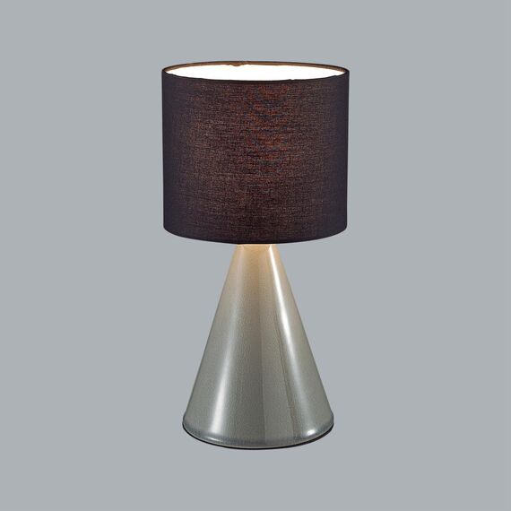 LUMION 8132/1T MODERNI LN25 000 серый/черный, керамика/текстиль Настольная лампа Е14 1*40W 220V SEGI, изображение 4