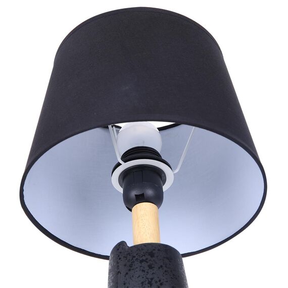 LUMION 8209/1T MODERNI LN25 000 черный, керамика/текстиль Настольная лампа Е27 1*60W 220V VISIONA, изображение 4