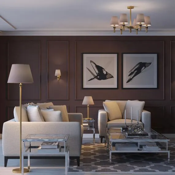 LUMION 4429/1W NEOCLASSI LN20 70 античная латунь, бежевый Бра E14 1*40W 220V MONTANA, изображение 3