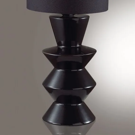 LUMION 8133/1T MODERNI LN25 000 черный, керамика/текстиль Настольная лампа E27 1*60W 220V SEGI, изображение 6