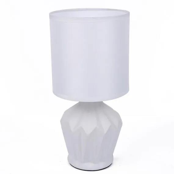 LUMION 8226/1T MODERNI LN25 384 белый, керамика/текстиль Настольная лампа E14 1*40W 220V ORIGAMIA