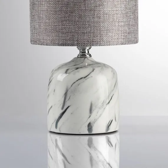 LUMION 8148/1T MODERNI LN25 000 серый, керамика/текстиль Настольная лампа Е27 1*60W 220V MRAMAO, изображение 6