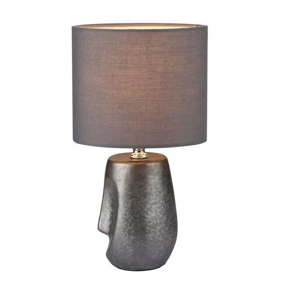 LUMION 8147/1T MODERNI LN25 000 серый, керамика/текстиль Настольная лампа Е27 1*60W 220V AKIVI, изображение 5