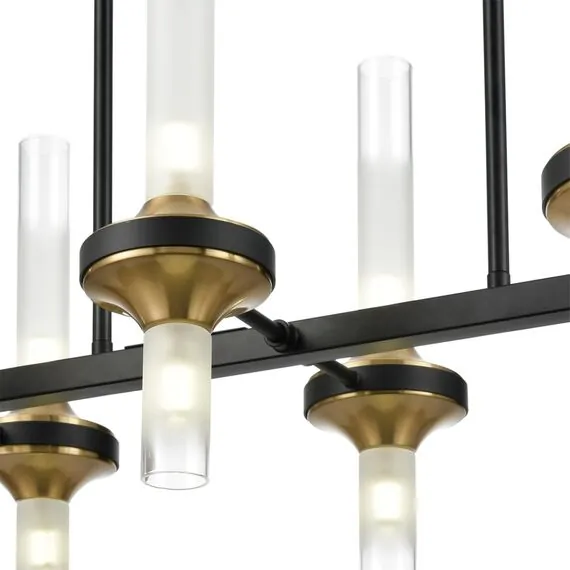 LUMION 8112/12 NEOCLASSI LN25 26 черный/бронза/прозрачный, металл/стекло Люстра потолочная G9 12*30W 220V TAMARESA, изображение 3