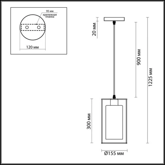 LUMION 3728/1 SUSPENTIONI LN19 335 черный Подвес E27 1*60W 220V ELLIOT, изображение 2