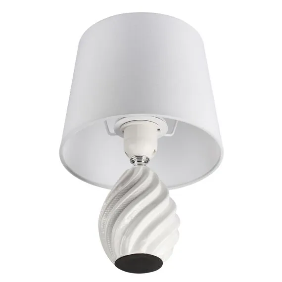 LUMION 8143/1T MODERNI LN25 000 белый, керамика/текстиль Настольная лампа Е27 1*60W 220V KEILA, изображение 3