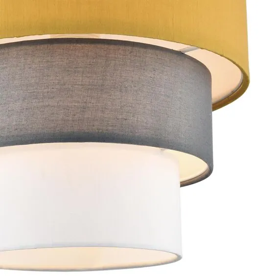 LUMION 8038/1 MODERNI LN25 133 никель/желтый/серый/белый, металл/текстиль Подвесной светильник Е27 60W 220V ILAIDA, изображение 7