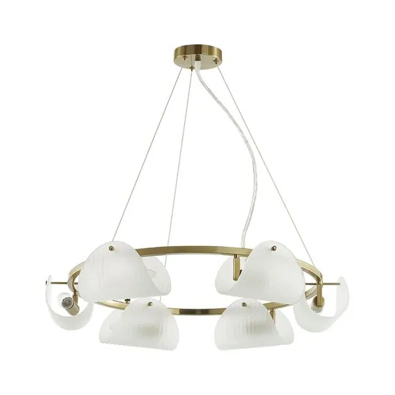 LUMION 6571/6 NEOCLASSI LN25 52 медный/белый/металл/стекло Люстра E14 6*60W 220V FIORO