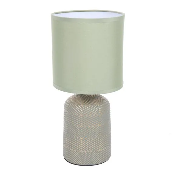 LUMION 8222/1T MODERNI LN25 385 зеленый, керамика/текстиль Настольная лампа Е27 1*60W 220V NIANA