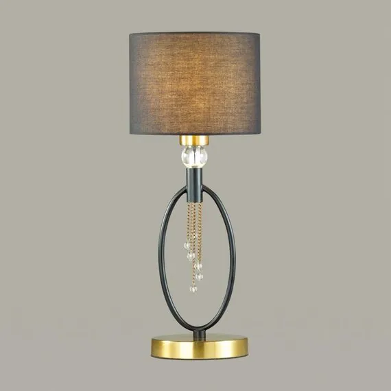 LUMION 4516/1T NEOCLASSI LN20 64 античная латунь, черный Настольная лампа E27 60W 220V SANTIAGO, изображение 3