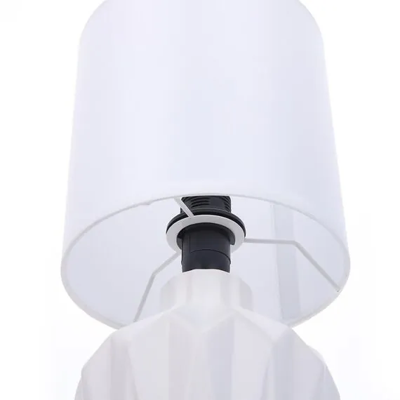 LUMION 8226/1T MODERNI LN25 384 белый, керамика/текстиль Настольная лампа E14 1*40W 220V ORIGAMIA, изображение 3