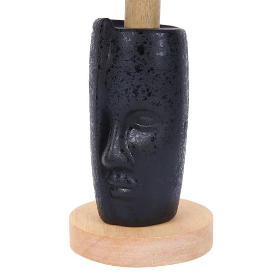 LUMION 8209/1T MODERNI LN25 000 черный, керамика/текстиль Настольная лампа Е27 1*60W 220V VISIONA, изображение 7