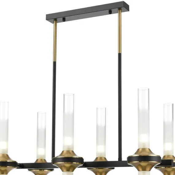 LUMION 8112/12 NEOCLASSI LN25 26 черный/бронза/прозрачный, металл/стекло Люстра потолочная G9 12*30W 220V TAMARESA, изображение 4