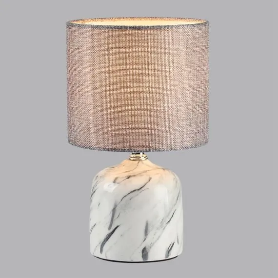 LUMION 8148/1T MODERNI LN25 000 серый, керамика/текстиль Настольная лампа Е27 1*60W 220V MRAMAO, изображение 4