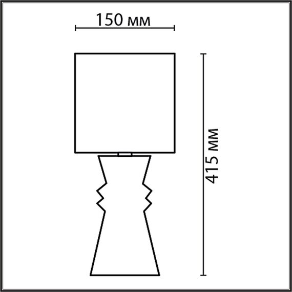 LUMION 8131/1T MODERNI LN25 377 терракотовый, керамика/текстиль Настольная лампа E27 1*60W 220V SEGI, изображение 2