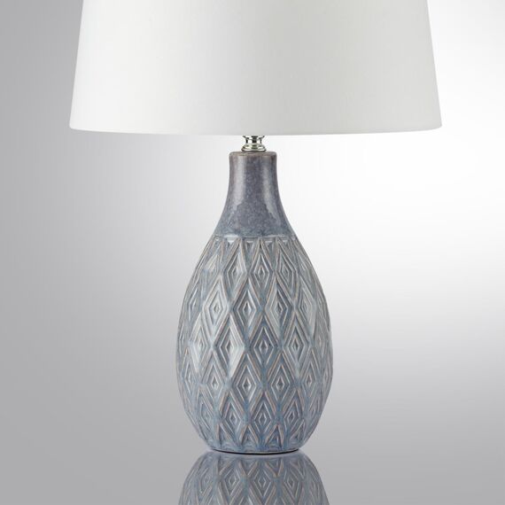 LUMION 8138/1T MODERNI LN25 000 серый/белый, керамика/текстиль Настольная лампа Е27 1*60W 220V YARA, изображение 6