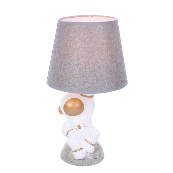 LUMION 8208/1T MODERNI LN25 000 белый/серый, керамика/текстиль Настольная лампа Е27 1*60W 220V ATLAS, изображение 5