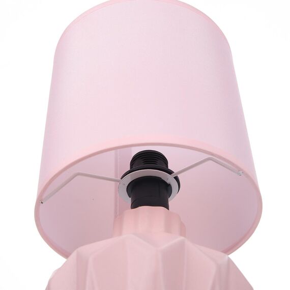 LUMION 8227/1T MODERNI LN25 384 розовый, керамика/текстиль Настольная лампа E14 1*40W 220V ORIGAMIA, изображение 3