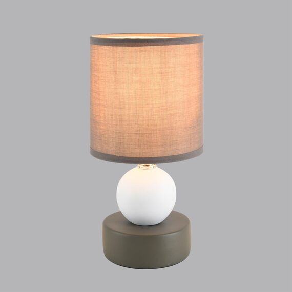 LUMION 8182/1T MODERNI LN25 000 коричневый, керамика/текстиль Настольная лампа E14 1*40W 220V LALANA, изображение 4