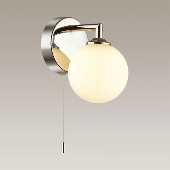 LUMION 4565/1W VINTAGE LN22 000 хром, белый Бра с выключателем G9 1*40W 220V PIPER, изображение 4