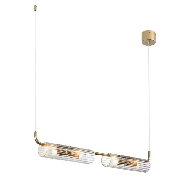 LUMION 6560/4 SUSPENTIONI LN25 239 золотой/прозрачный/металл/стекло Подвес G9 4*20W 220V TORONTO, изображение 4