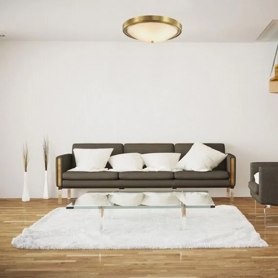 LUMION 5259/4C VINTAGE LN23 85 латунь Настенно-потолочный светильник E27 4*60W 220V NINA, изображение 3