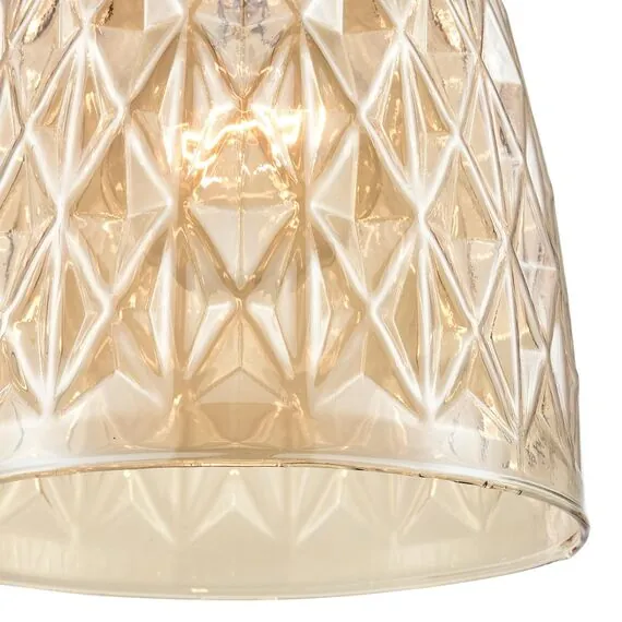 LUMION 8056/1A SUSPENTIONI LN25 311 черный/амбер металл/стекло Подвесной светильник E27 1*60W 220V ELENIKA, изображение 8