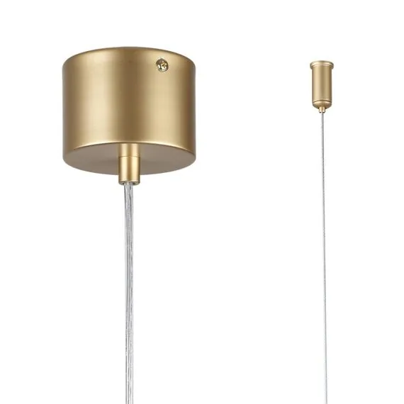 LUMION 6560/2 SUSPENTIONI LN25 239 золотой/прозрачный/металл/стекло Подвес G9 2*20W 220V TORONTO, изображение 6