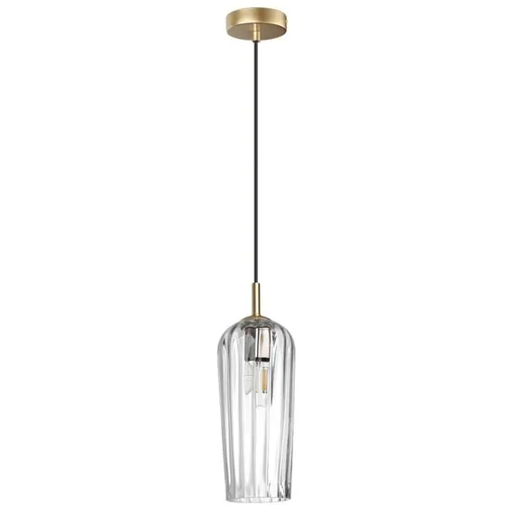 LUMION 6551/1B SUSPENTIONI LN23 305 матовое золото Подвес E14 1*40W 220V ELLIE