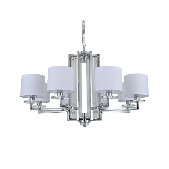 Newport 35408+1/C chrome без абажуров; М0069058 ЛЮСТРА chrome без абажуров, изображение 2