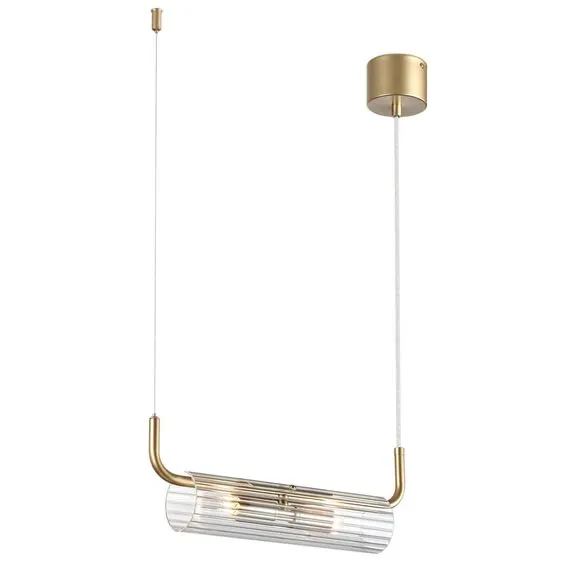 LUMION 6560/2 SUSPENTIONI LN25 239 золотой/прозрачный/металл/стекло Подвес G9 2*20W 220V TORONTO, изображение 4