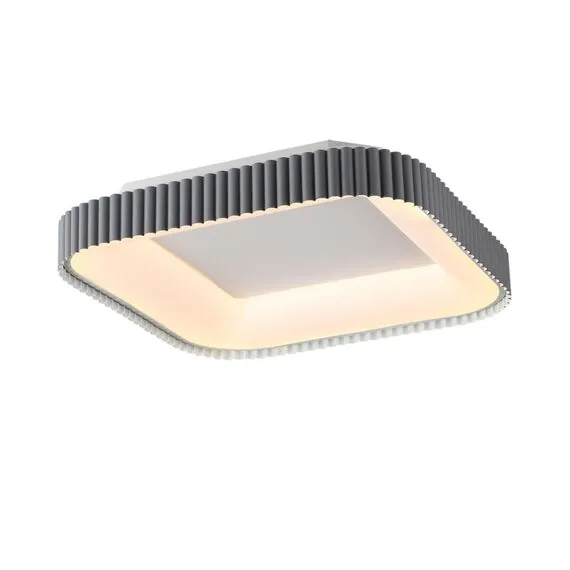 SONEX 7769/56L AVRA LED SN 039 Светильник металл/белый/серый LED 56Вт+14Вт 3000-6000K 500х500 IP43 пульт ДУ+подсветка SHARMEL, изображение 8