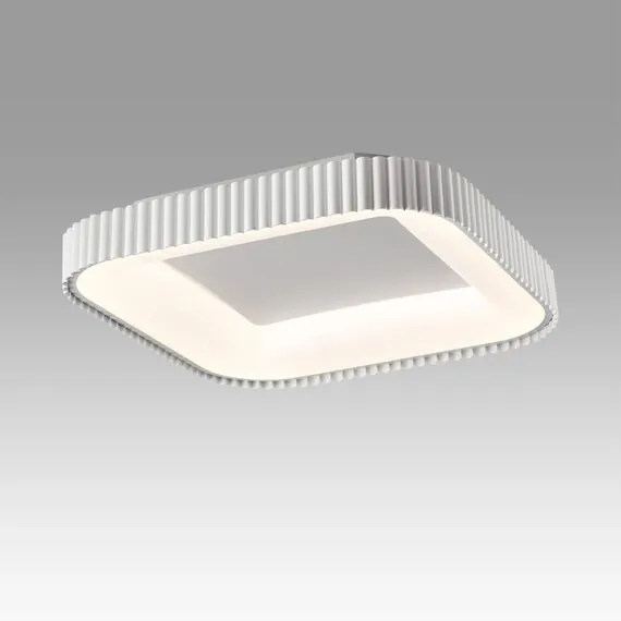 SONEX 7767/56L AVRA LED SN 039 Светильник металл/белый LED 56Вт+14Вт 3000-6000K 500х500 IP43 пульт ДУ+подсветка SHARMEL, изображение 4