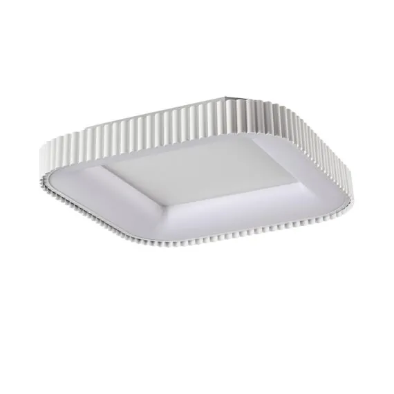 SONEX 7767/56L AVRA LED SN 039 Светильник металл/белый LED 56Вт+14Вт 3000-6000K 500х500 IP43 пульт ДУ+подсветка SHARMEL, изображение 6