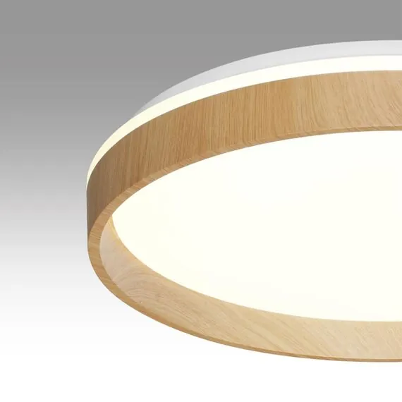 SONEX 7684/DL BASICA SN 166 Светильник пластик/кор. под дер. LED 48Вт 4000K D390 IP43 GARI WOOD, изображение 7