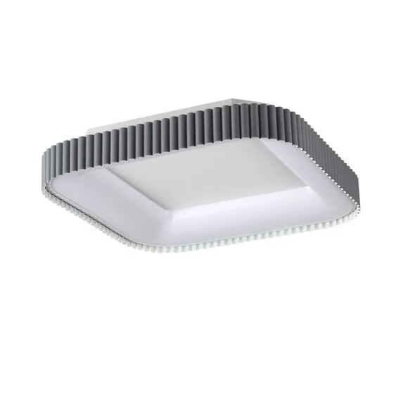SONEX 7769/56L AVRA LED SN 039 Светильник металл/белый/серый LED 56Вт+14Вт 3000-6000K 500х500 IP43 пульт ДУ+подсветка SHARMEL, изображение 6