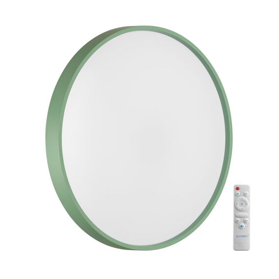 SONEX 7743/DL COLOR SN 127 Светильник светодиодный потолочный пластик/белый/зеленый LED 48Вт 3000-6000К D380 IP43 пульт ДУ MAVIC