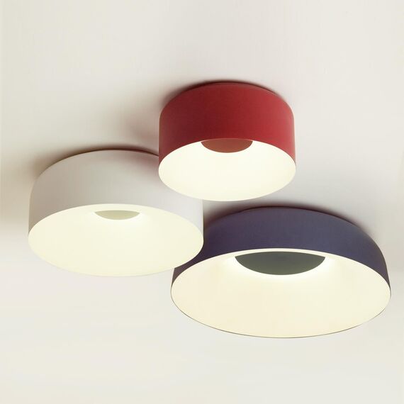 SONEX 7691/40L AVRA LED SN 041 Светильник металл/акрил/белый/красный LED 40Вт 4000K D360 IP20 CONFY, изображение 4