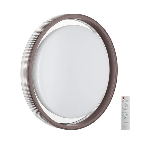 SONEX 7698/DL MARON SN 148 Светильник пластик/кофе/прозрачный LED 48Вт 3000-6000K D475 IP43 пульт ДУ MEDEN