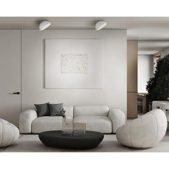 SONEX 7657/11L MITRA LED SN 084 Светильник пластик/белый LED 11Вт 4000K D200 IP20 PLUTO WHITE, изображение 3