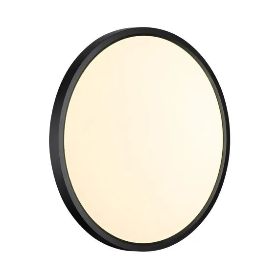 SONEX 7660/32L MITRA LED SN 087 Светильник пластик/белый/черный LED 32Вт 3000/4000K D400 IP40 ALFA BLACK, изображение 3