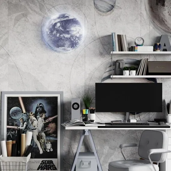 SONEX 3085/DL PALE SN 118 Светильник пластик/белый/синий LED 48Вт 4000К D380 IP43 SPACE, изображение 3