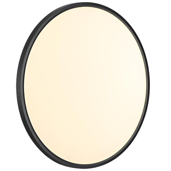 SONEX 7660/48L MITRA LED SN 087 Светильник пластик/белый/черный LED 48Вт 3000/4000K D600 IP40 ALFA BLACK, изображение 4