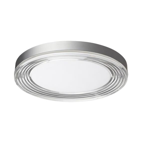 SONEX 7728/112L MITRA LED SN Светильник металл/акрил/серебро/прозрачный LED 112Вт 4000K D500 IP20 INFINITA