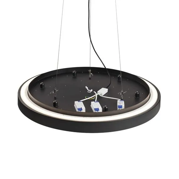 SONEX 7758/92L MITRA LED SN 098 Светильник металл/акрил/черный LED 80Вт+12Вт(подсветка) 4000K D800 IP20 QUASAR, изображение 3