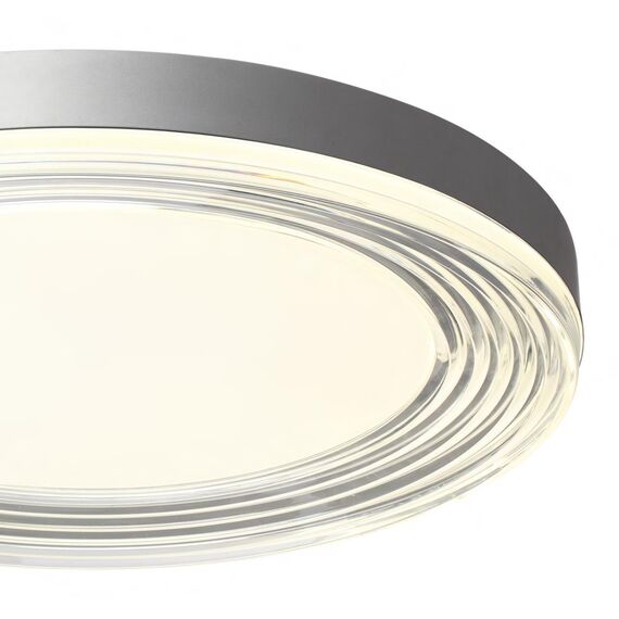 SONEX 7728/112L MITRA LED SN Светильник металл/акрил/серебро/прозрачный LED 112Вт 4000K D500 IP20 INFINITA, изображение 5