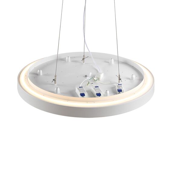 SONEX 7755/92L MITRA LED SN 097 Светильник металл/акрил/белый LED 80Вт+12Вт(подсветка) 3000K D800 IP20 QUASAR, изображение 3