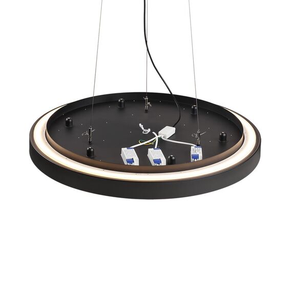 SONEX 7756/92L MITRA LED SN 097 Светильник металл/акрил/черный LED 80Вт+12Вт(подсветка) 3000K D800 IP20 QUASAR, изображение 3