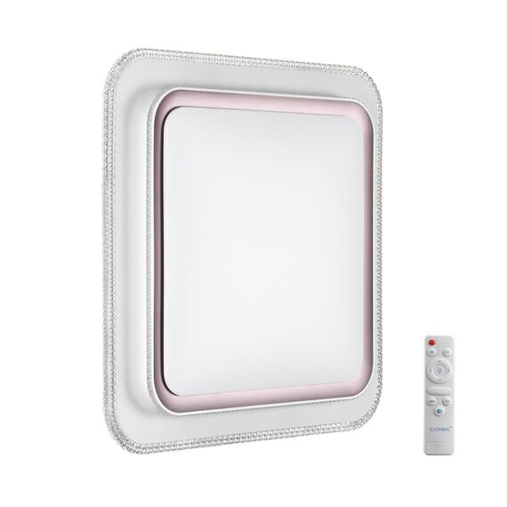 SONEX 7683/EL MARON SN 192 Светильник пластик/темно-коричн. LED 70Вт 3000-6000K 500х500 IP43 пульт ДУ LOSY